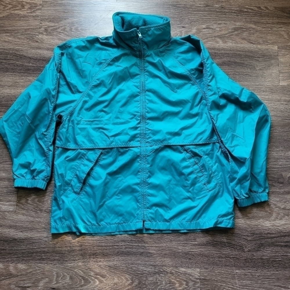 Eddie Bauer Women's Vintage Zip-Up Windbreaker Jacket Size Medium